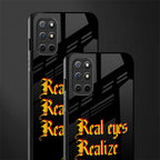 real eyes realize real lies quote glass case for oneplus 8t image-2