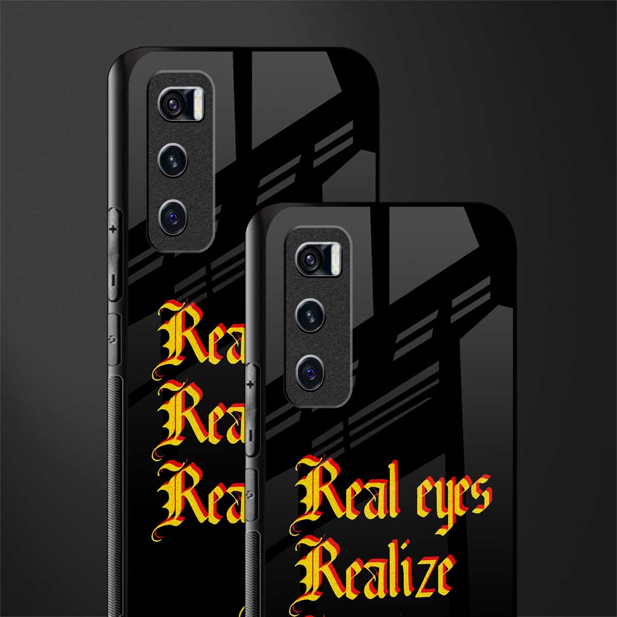 real eyes realize real lies quote glass case for vivo v20 se image-2