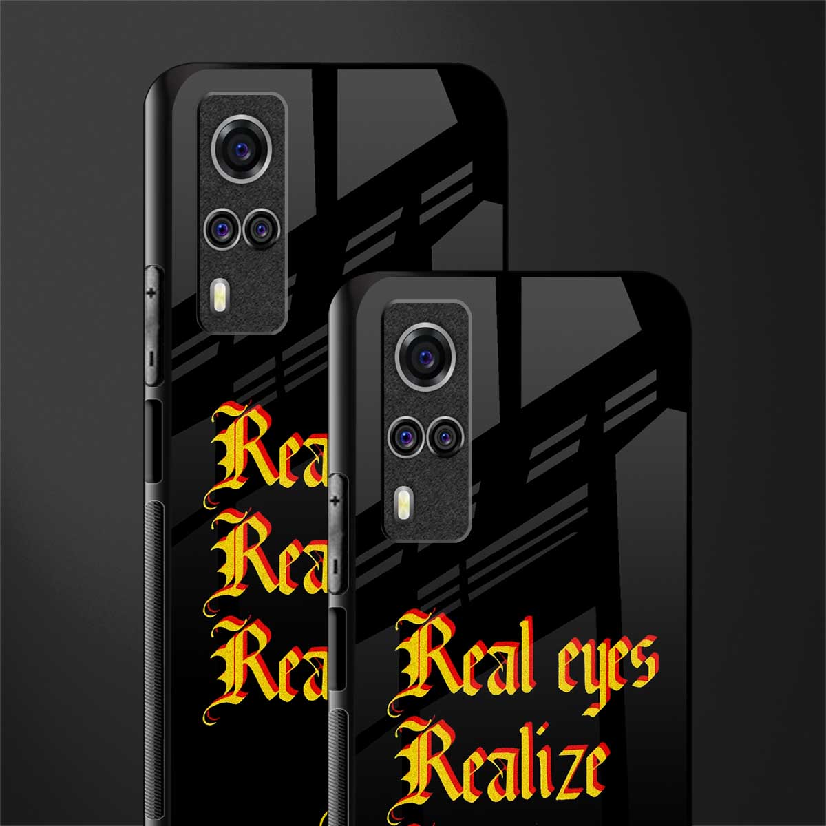 real eyes realize real lies quote glass case for vivo y51 image-2