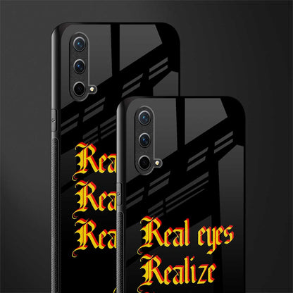 real eyes realize real lies quote glass case for oneplus nord ce 5g image-2