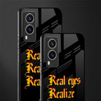 real eyes realize real lies quote glass case for vivo v21e 5g image-2