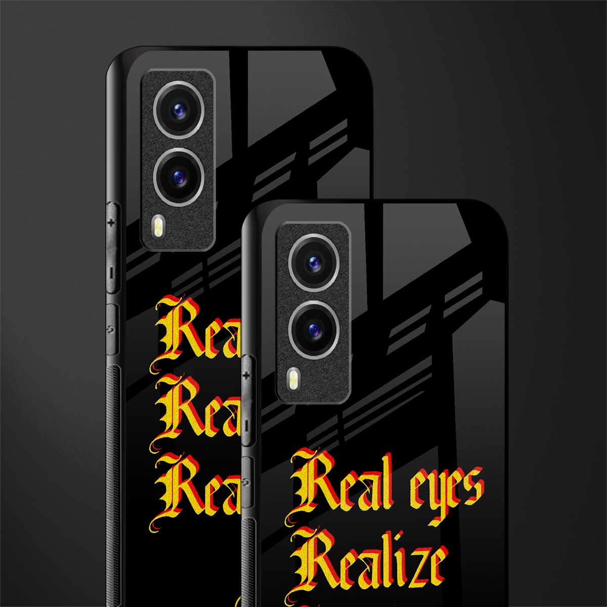 real eyes realize real lies quote glass case for vivo v21e 5g image-2