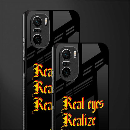 real eyes realize real lies quote glass case for mi 11x 5g image-2