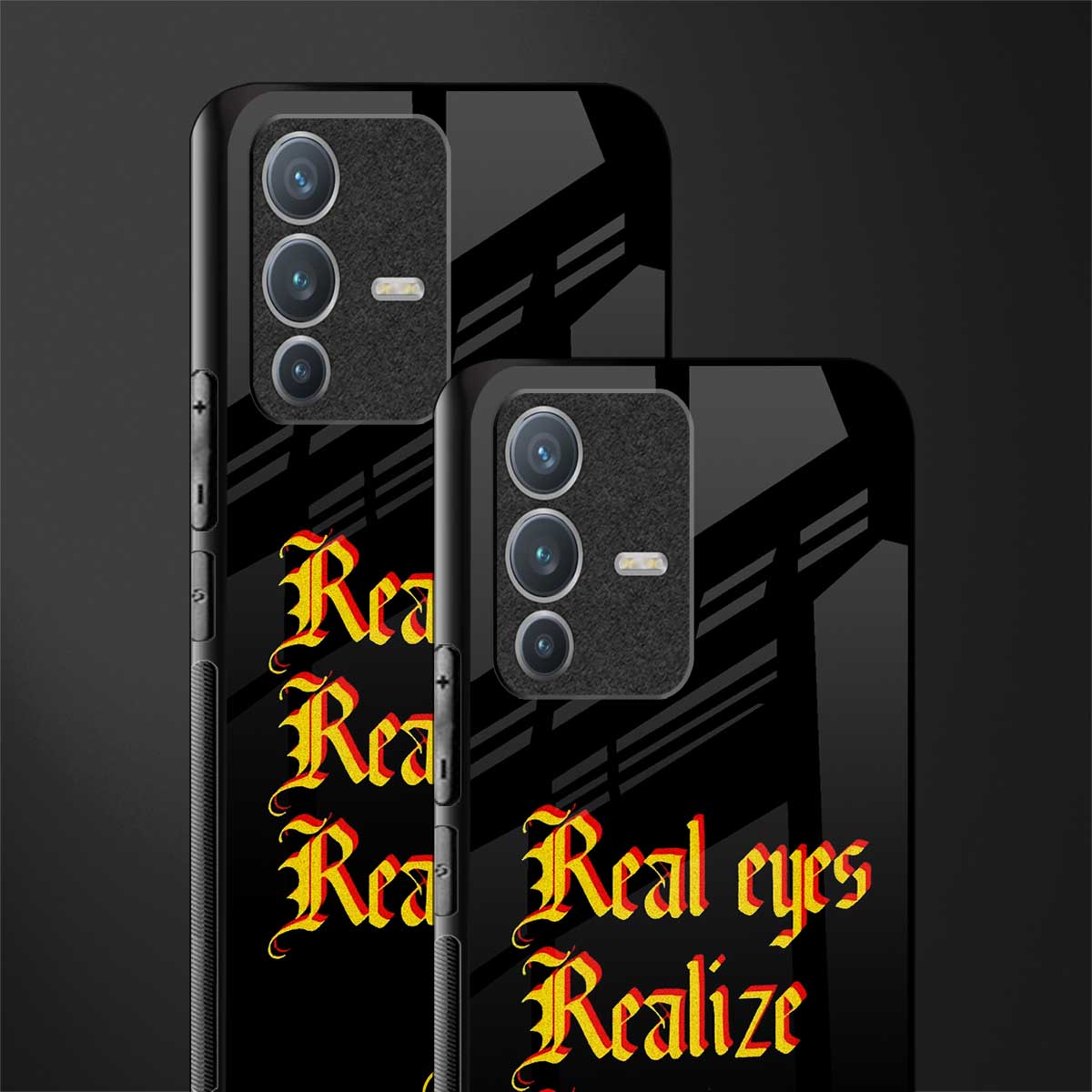 real eyes realize real lies quote glass case for vivo v23 pro 5g image-2