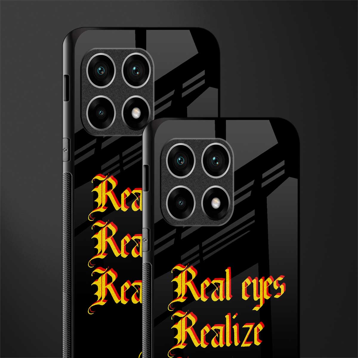 real eyes realize real lies quote glass case for oneplus 10 pro 5g image-2