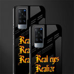 real eyes realize real lies quote glass case for vivo x60 image-2
