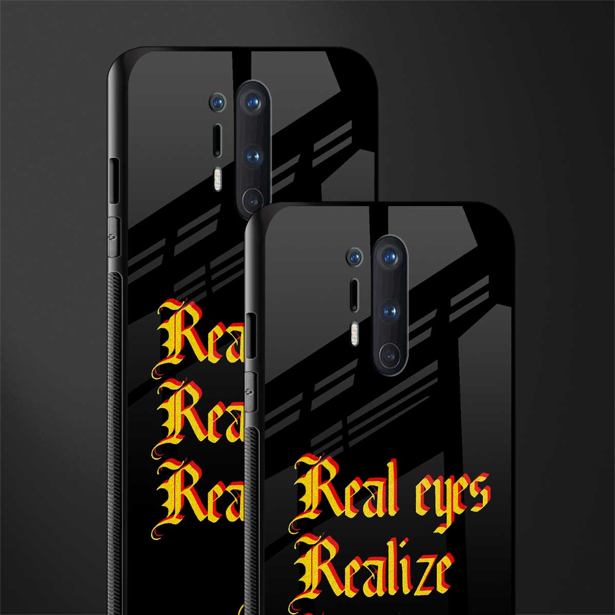 real eyes realize real lies quote glass case for oneplus 8 pro image-2