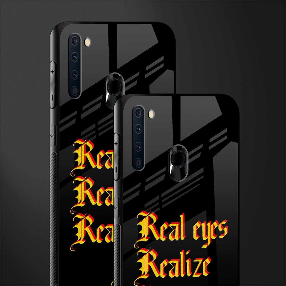 real eyes realize real lies quote glass case for samsung a21 image-2