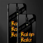 real eyes realize real lies quote glass case for oneplus 6t image-2