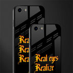 real eyes realize real lies quote glass case for iphone 7 image-2