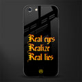 real eyes realize real lies quote glass case for iphone 6 image