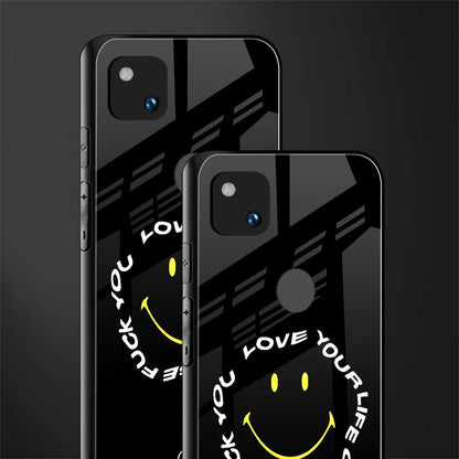 realisation back phone cover | glass case for google pixel 4a 4g