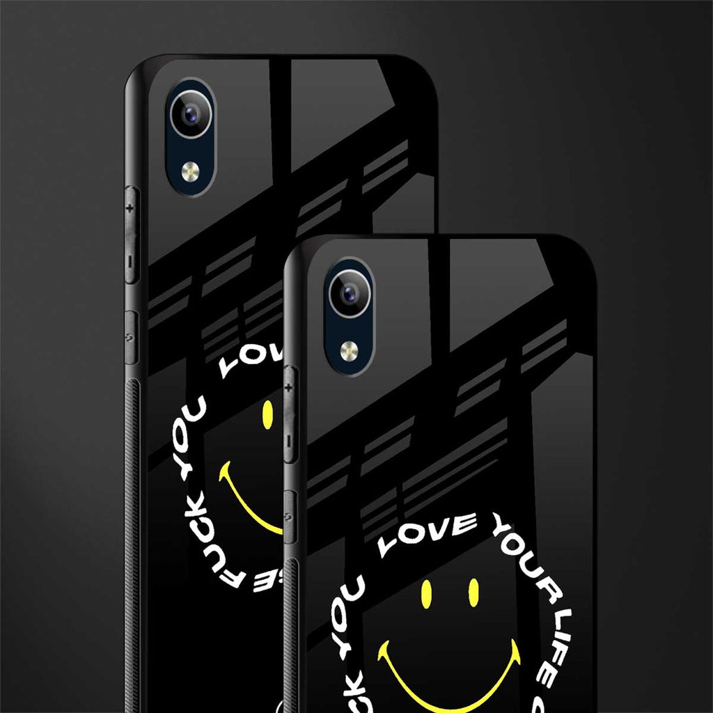 realisation glass case for vivo y1s without fingerprint image-2