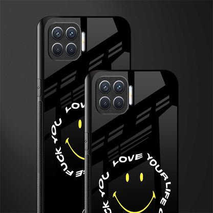 realisation glass case for oppo f17 pro image-2