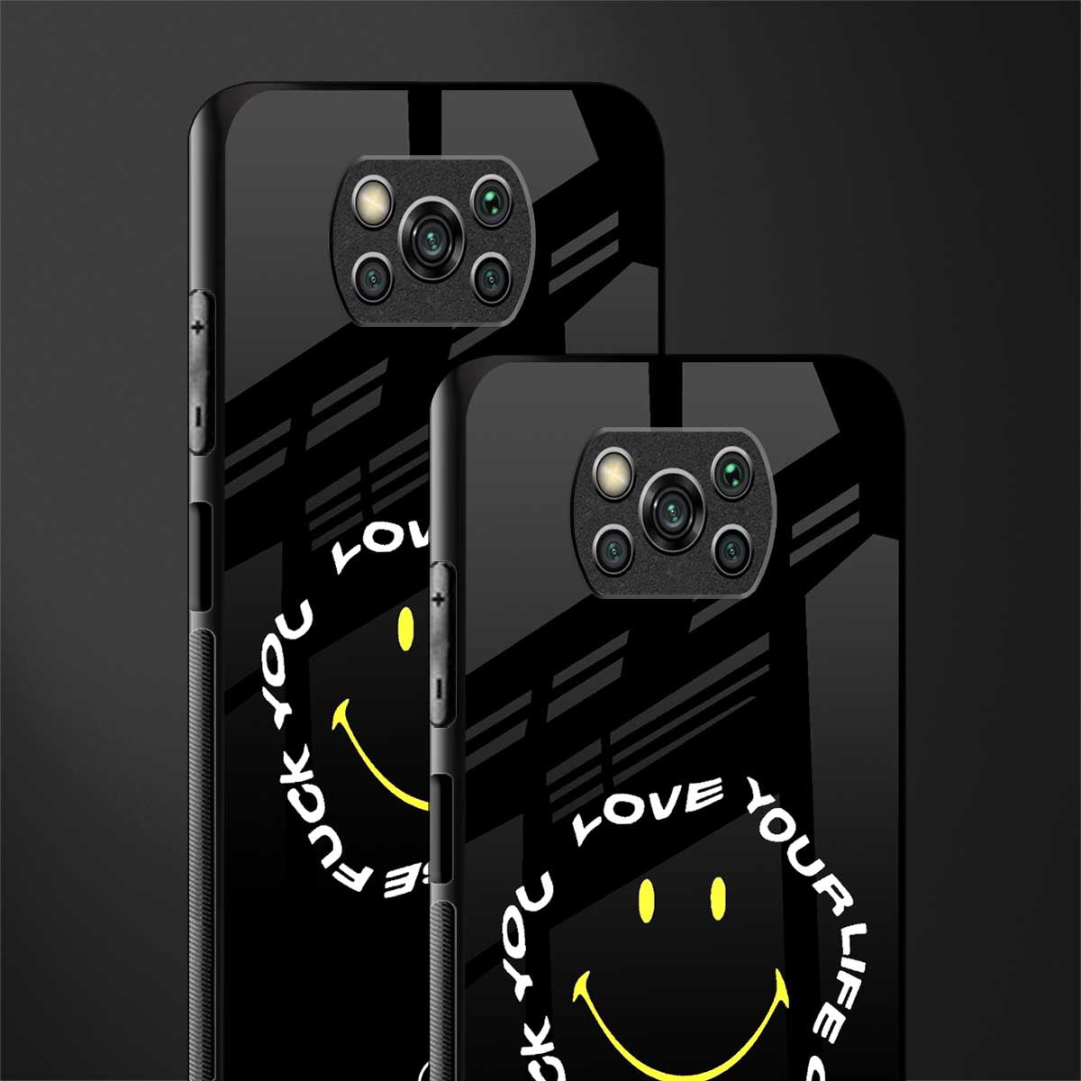 realisation glass case for poco x3 image-2