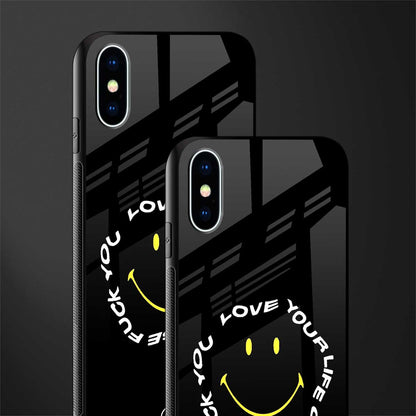 realisation glass case for iphone xs image-2