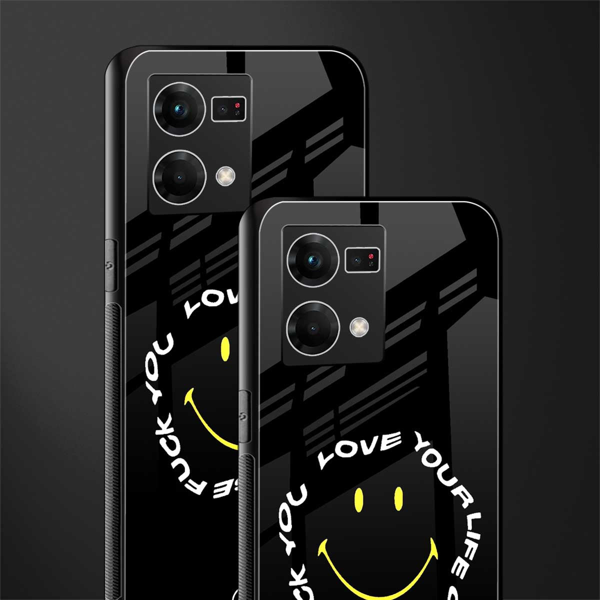 realisation back phone cover | glass case for oppo f21 pro 4g