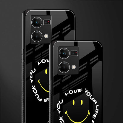 realisation back phone cover | glass case for oppo f21 pro 4g