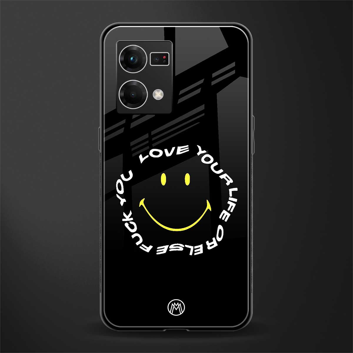 realisation back phone cover | glass case for oppo f21 pro 4g