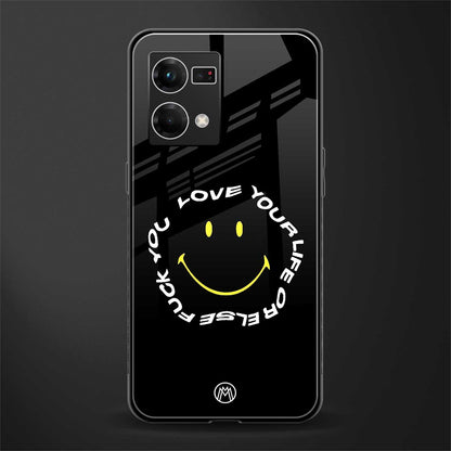 realisation back phone cover | glass case for oppo f21 pro 4g