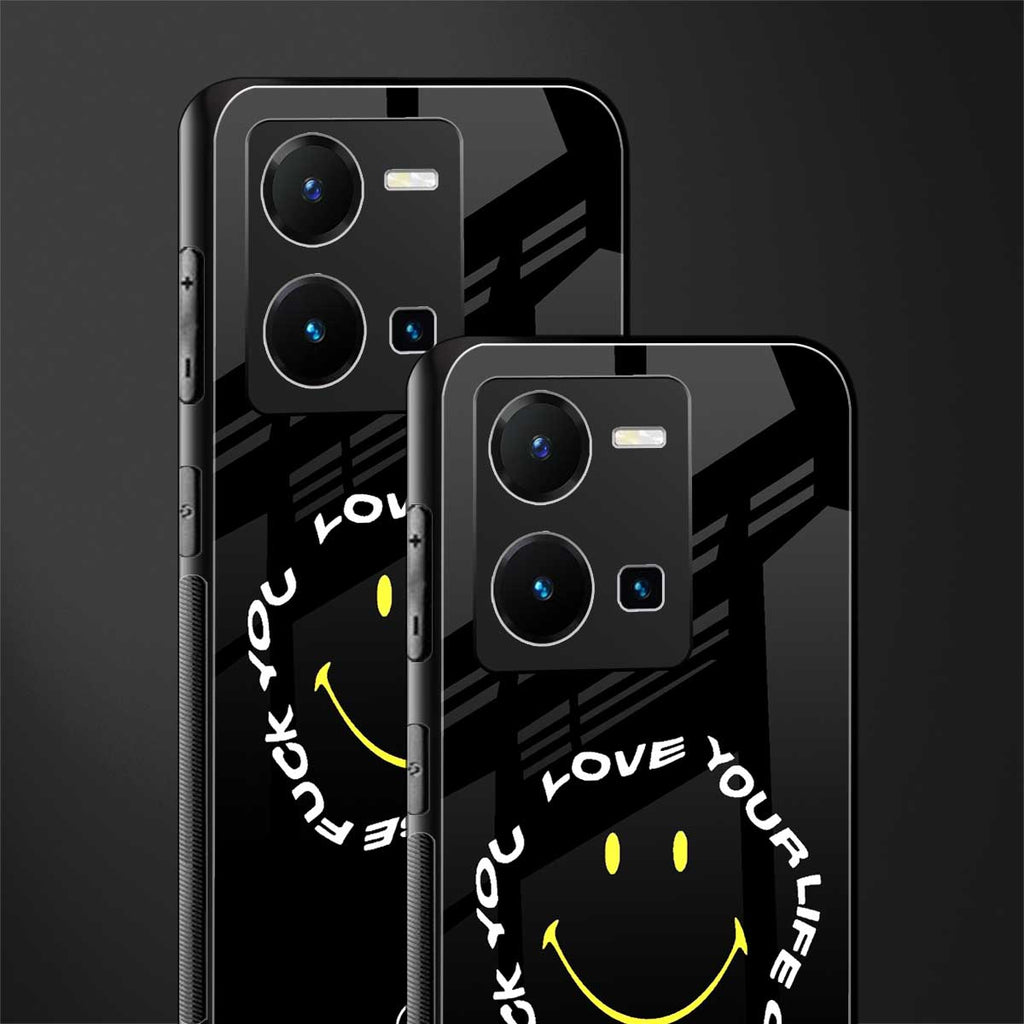 realisation back phone cover | glass case for vivo y35 4g