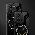 realisation back phone cover | glass case for vivo y35 4g