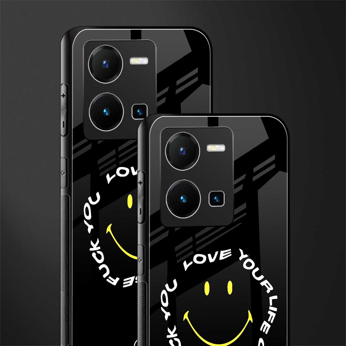 realisation back phone cover | glass case for vivo y35 4g