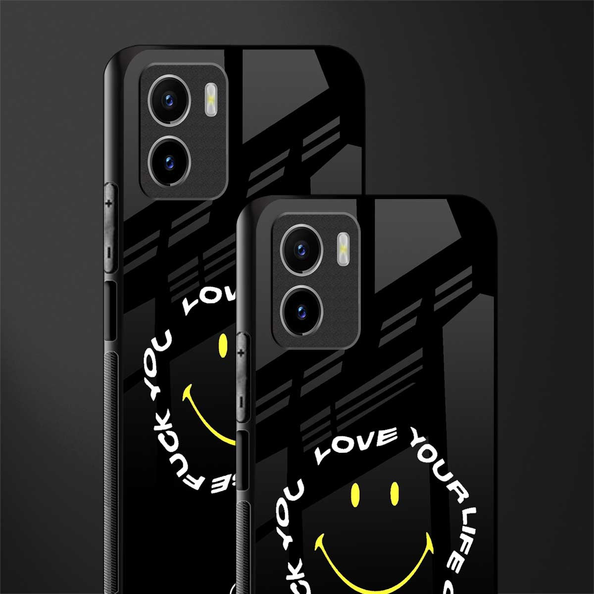 realisation back phone cover | glass case for vivo y72