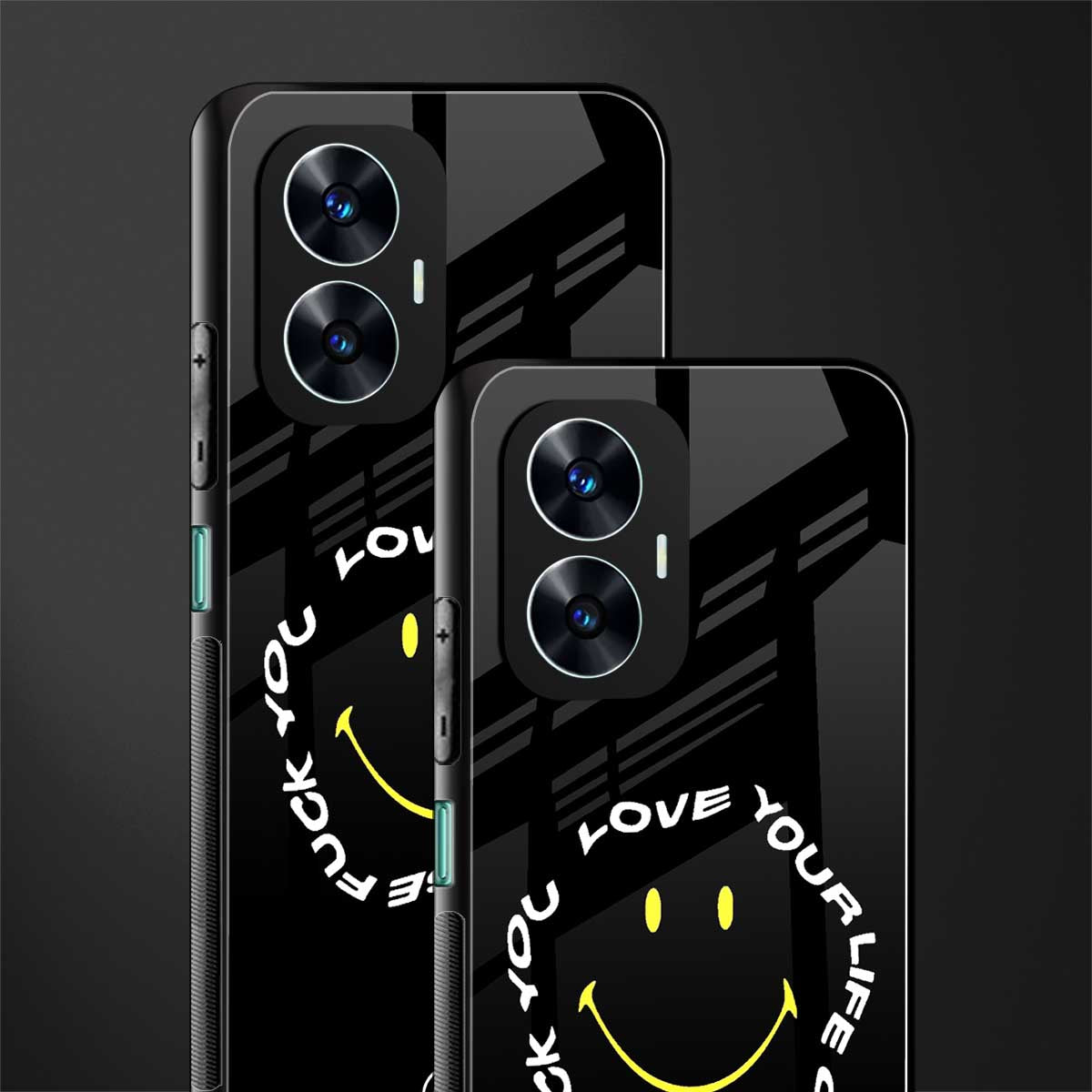 realisation back phone cover | glass case for realme c55