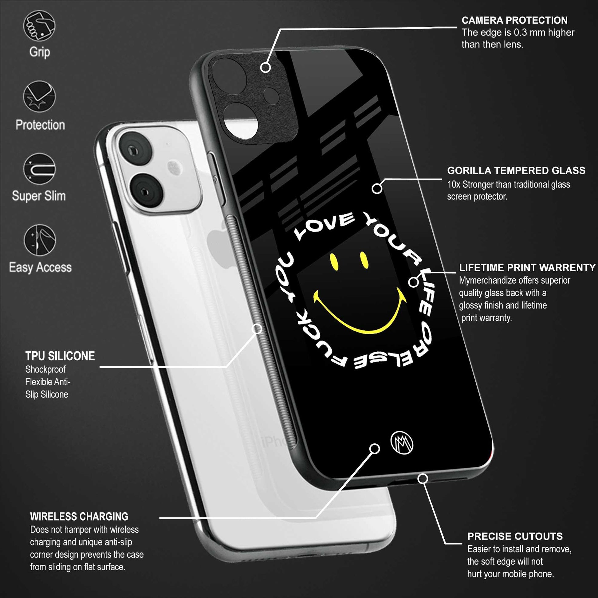realisation glass case for phone case | glass case for samsung galaxy s23 plus