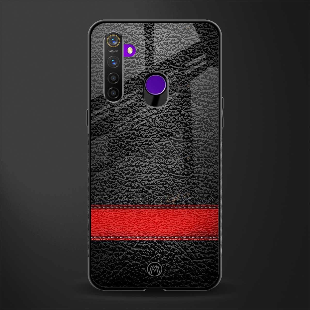reaper's touch glass case for realme 5s image