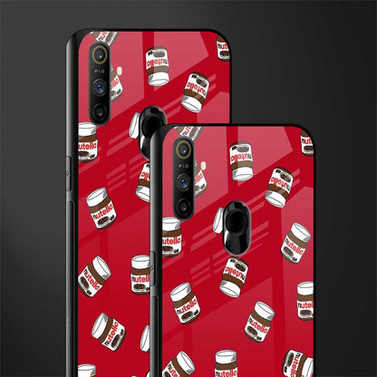 red nutella glass case for realme narzo 10a image-2