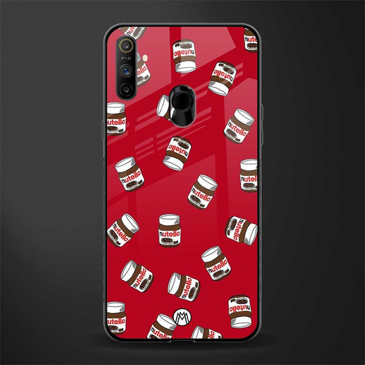 red nutella glass case for realme narzo 20a image