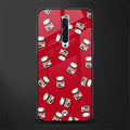 red nutella glass case for oppo reno 2f image