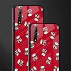 red nutella glass case for vivo z1x image-2