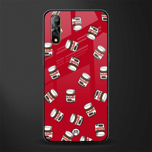 red nutella glass case for vivo z1x image
