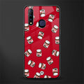 red nutella glass case for vivo z1 pro image