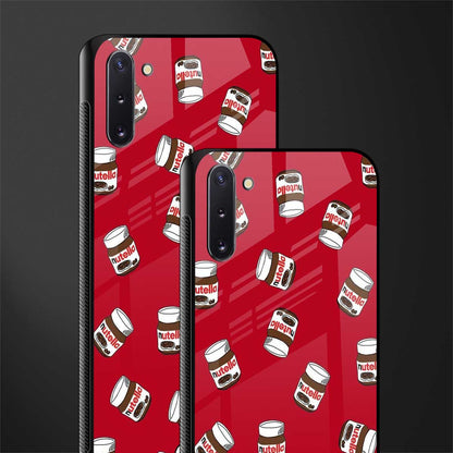 red nutella glass case for samsung galaxy note 10 image-2