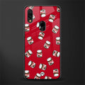 red nutella glass case for redmi 7redmi y3 image