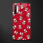 red nutella glass case for realme x2 image