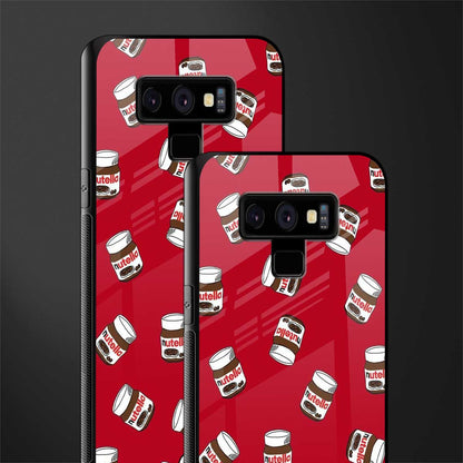 red nutella glass case for samsung galaxy note 9 image-2