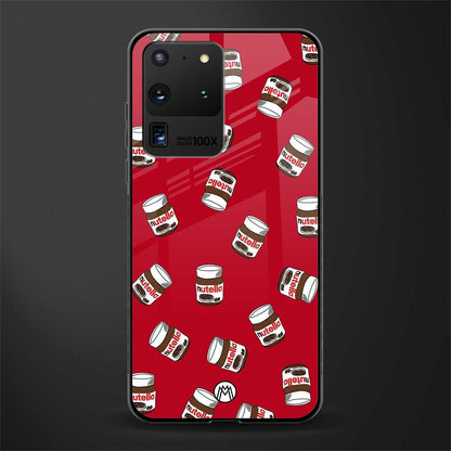 red nutella glass case for samsung galaxy s20 ultra image