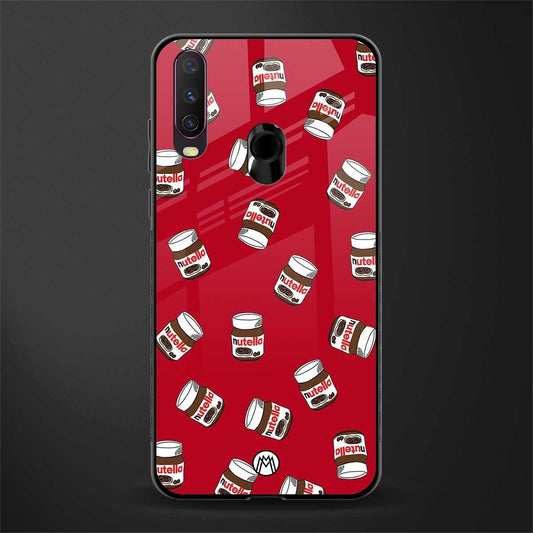 red nutella glass case for vivo y15 image