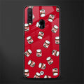 red nutella glass case for vivo y17 image