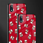 red nutella glass case for vivo y91i image-2