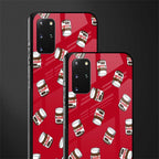 red nutella glass case for samsung galaxy s20 plus image-2