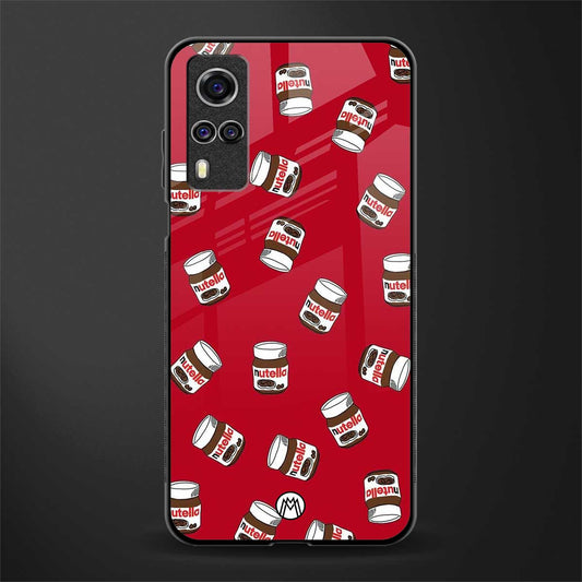 red nutella glass case for vivo y31 image
