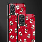 red nutella glass case for oppo a54 image-2