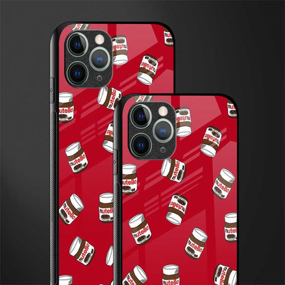 red nutella glass case for iphone 11 pro image-2