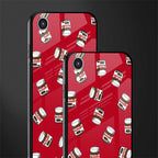 red nutella glass case for iphone xr image-2